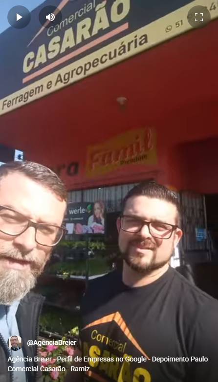 Depoimento cliente Agência Breier